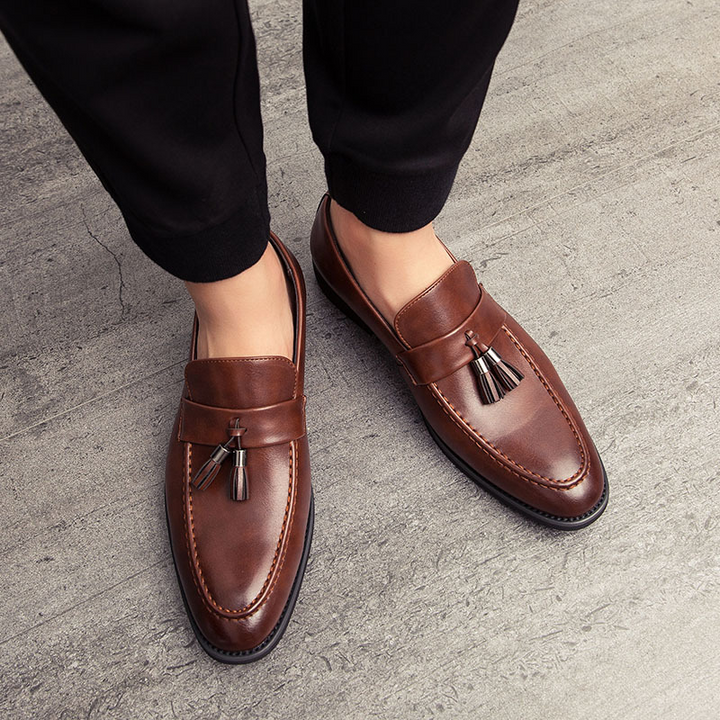 Bristol Collection | Black Loafers for Women with Double Tassels | Cushioned Footbed for All-Day Comfort 3
