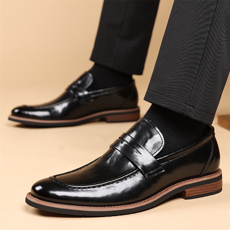 Italian Leather Loafers with Cushioned Footbed | Comfortable Everyday Style 8