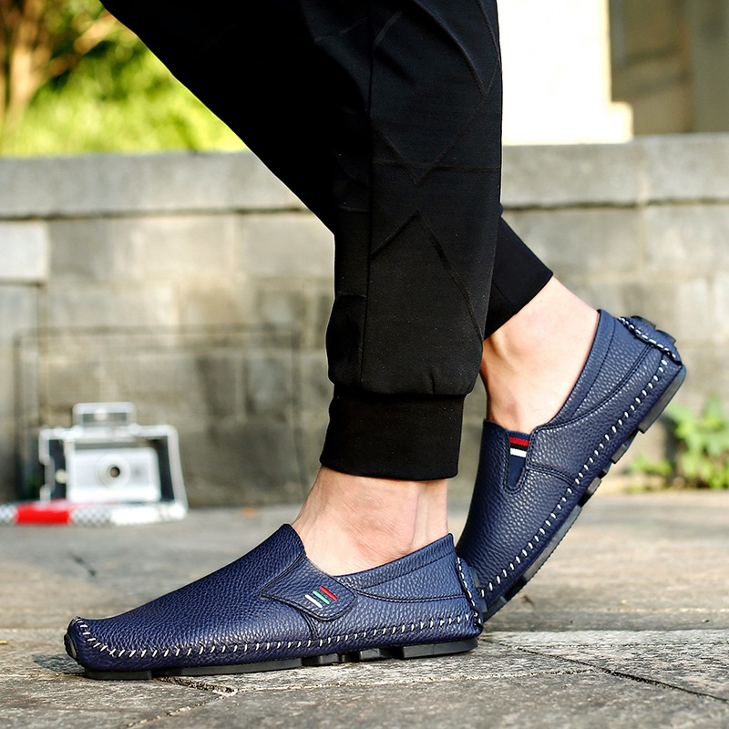 Pelle Italia | Genuine Leather Loafers with Cushioned Insole | Stylish Slip-On Design for All-Day Comfort 2