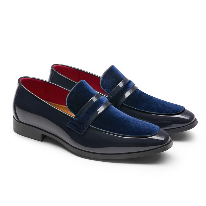 Lombardi | Black Loafers for Women with Velvet Accents | Stylish Formal Footwear for Special Events 12