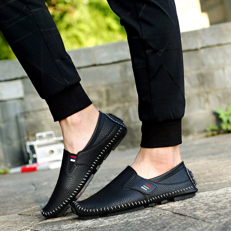 Pelle Italia | Genuine Leather Loafers with Cushioned Insole | Stylish Slip-On Design for All-Day Comfort 5