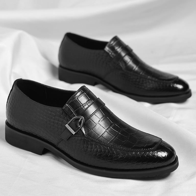 Elegant Collection | Mens Black Leather Loafers with Cushioned Sole | Stylish Comfort for Everyday Wear 7