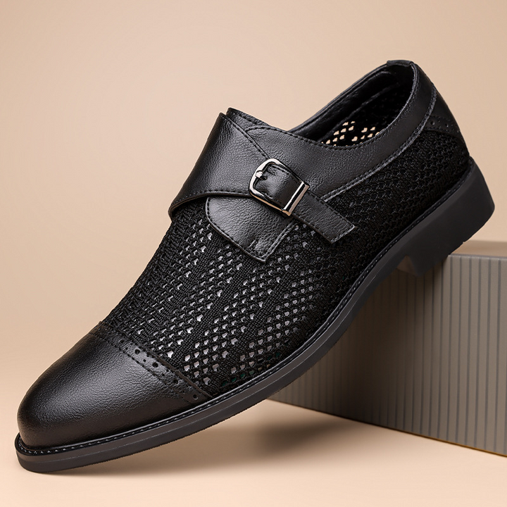 Sarratore | Women's Black Loafers with Breathable Mesh Design | Lightweight Comfort for All-Day Wear 1