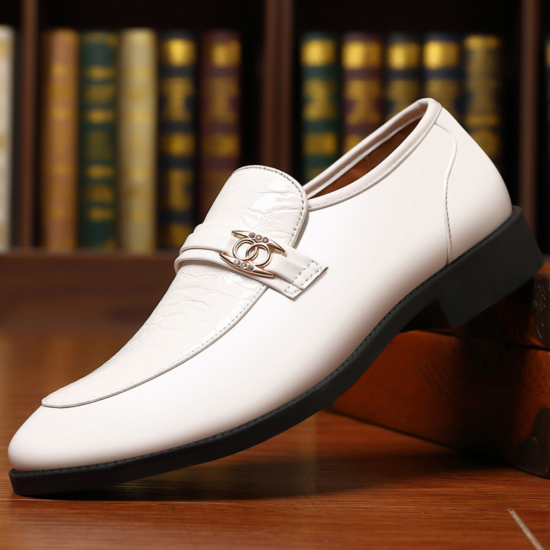 Elegant Loafers | Black Patent Leather Slip-Ons with Croc-Embossed Vamp | Modern Luxury for Timeless Style 14