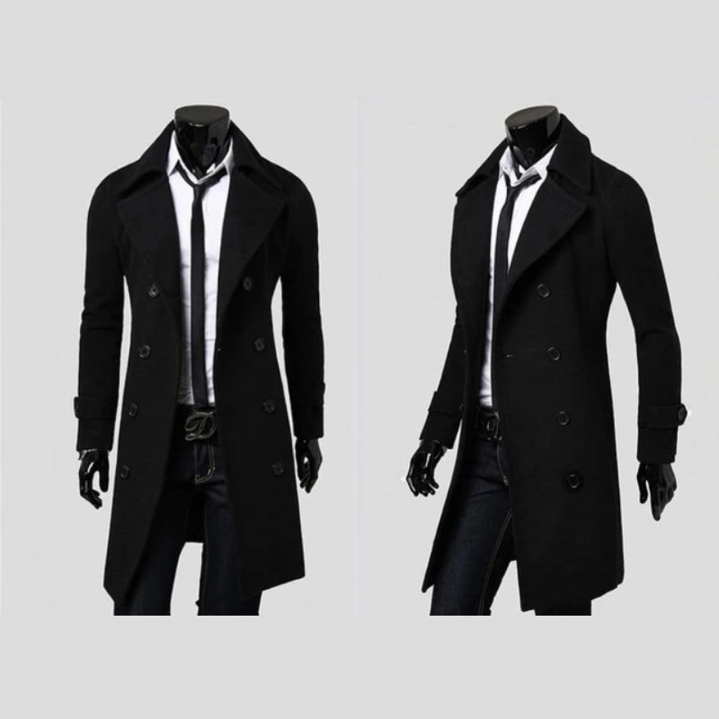 Arthur | Wool Coat with Double Button