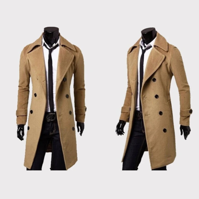 Arthur | Wool Coat with Double Button