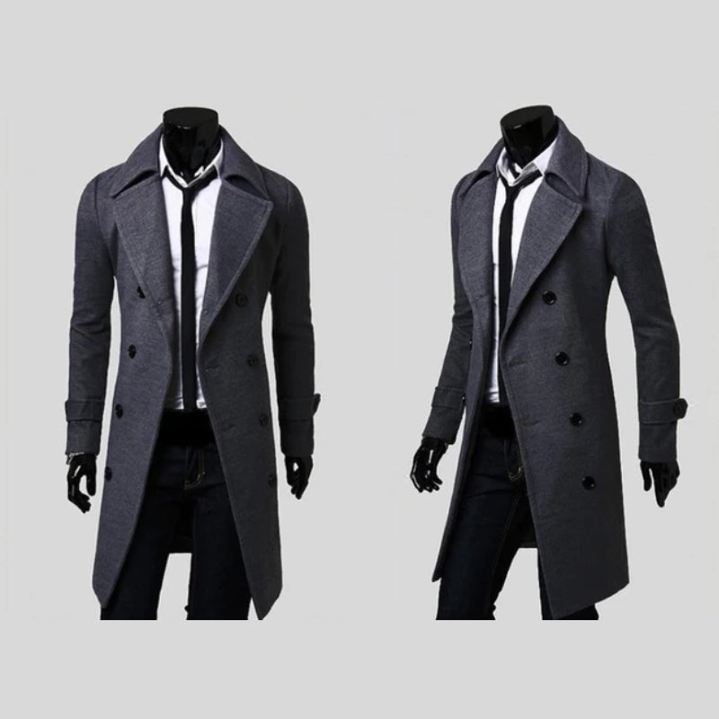 Arthur | Wool Coat with Double Button