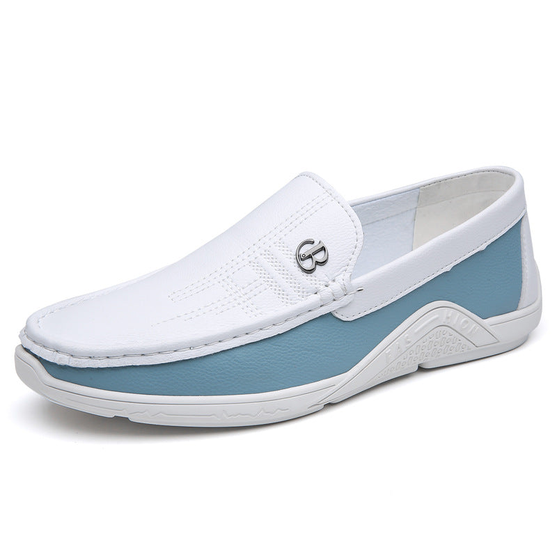 Genuine Leather Loafers for Women with Cushioned Footbed | Stylish Two-Tone Design for All-Day Comfort 20