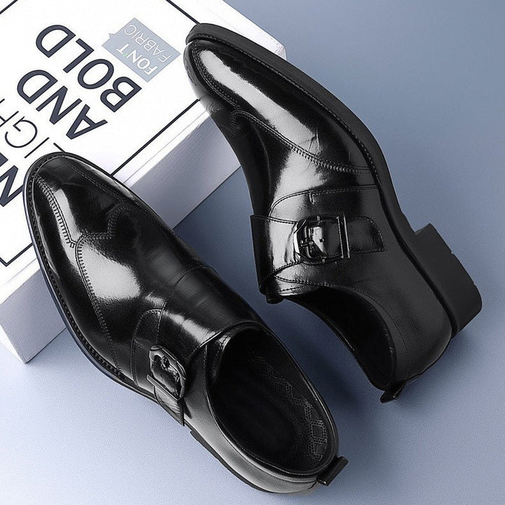 Lusso Italiana | Black Loafers for Men with Polished Finish | Comfortable Design for Versatile Style 7