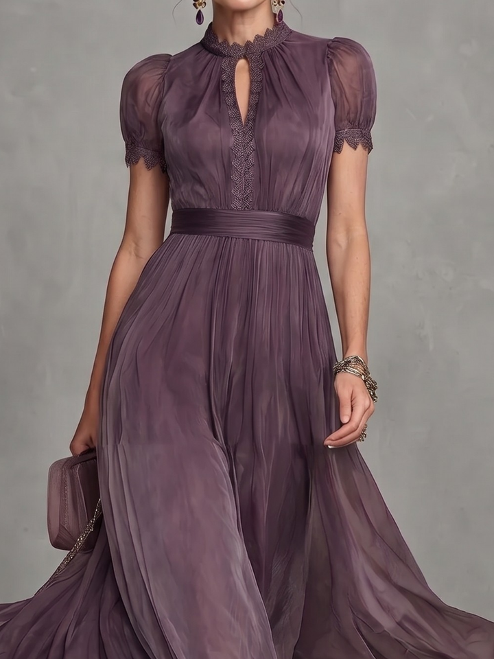 Ashley | Elegant Chiffon Maxi Dress