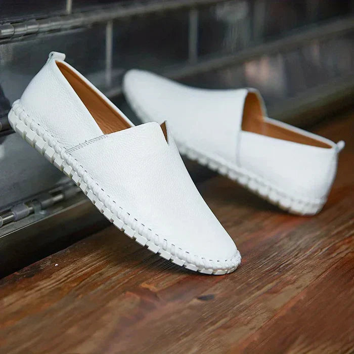 Summer Loafers | Genuine Leather Slip-On Shoes with Cushioned Insole | Comfortable Footwear for Women 8
