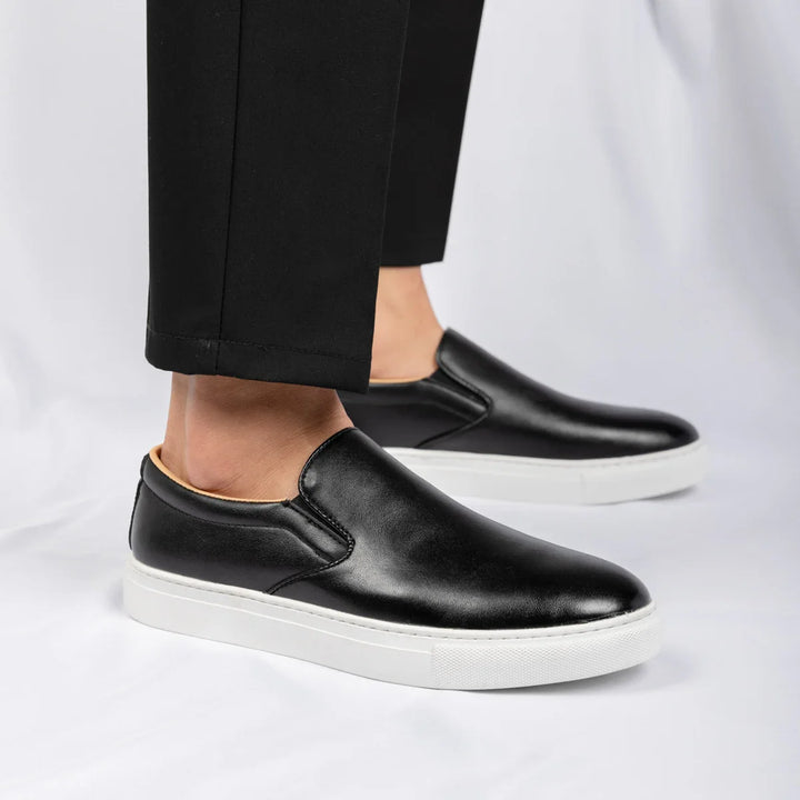 Eldridge Collection | Black Leather Loafers with Cushioned Insole | Stylish Slip-Ons for Women’s Comfort and Versatility 3