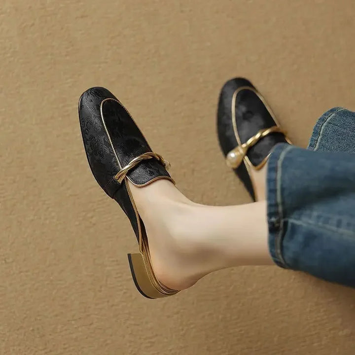 Florence Satin Mules