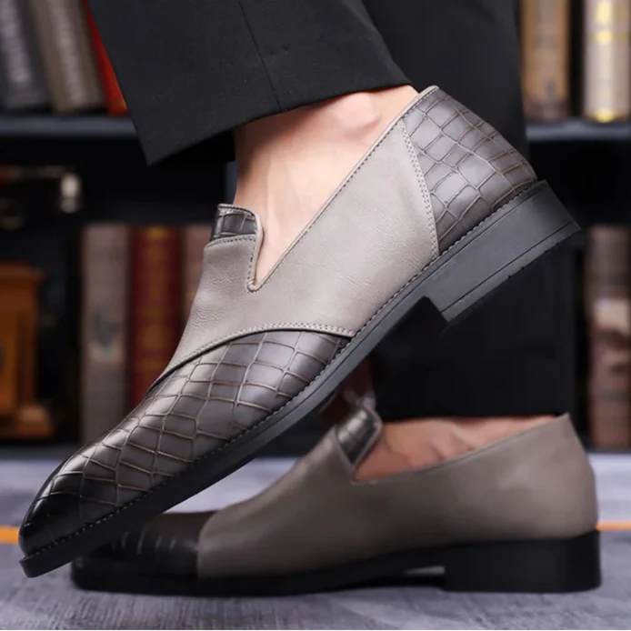 Garrison Collection | Black Leather Loafers with Padded Insole | Comfortable Slip-On Design for Everyday Wear 9
