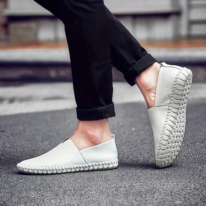 Summer Loafers | Genuine Leather Slip-On Shoes with Cushioned Insole | Comfortable Footwear for Women 6