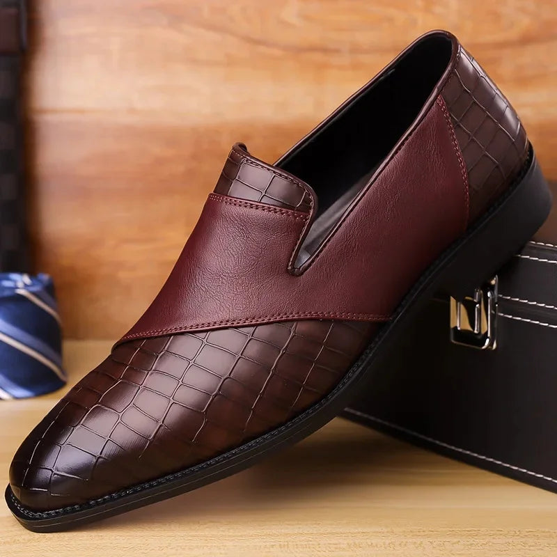 Garrison Collection | Black Leather Loafers with Padded Insole | Comfortable Slip-On Design for Everyday Wear 5