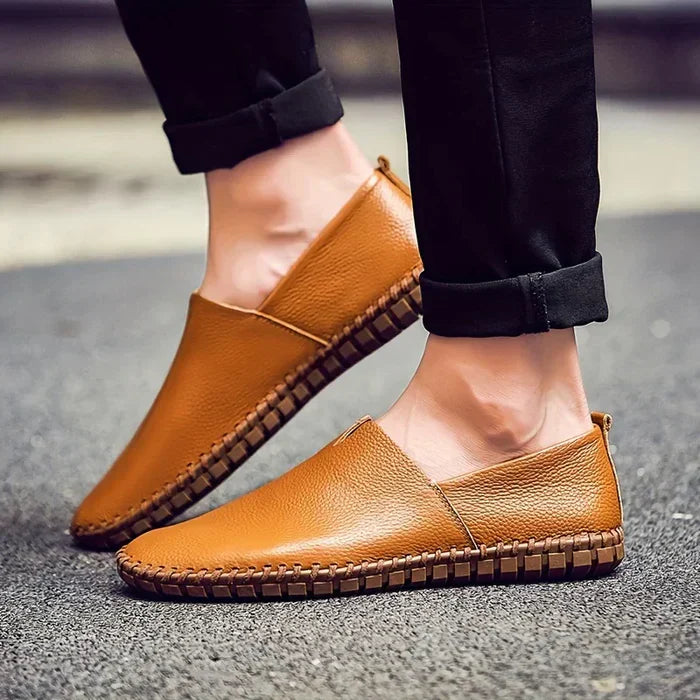 Summer Loafers | Genuine Leather Slip-On Shoes with Cushioned Insole | Comfortable Footwear for Women 7
