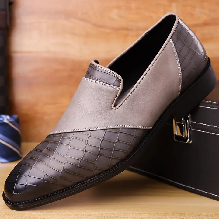 Garrison Collection | Black Leather Loafers with Padded Insole | Comfortable Slip-On Design for Everyday Wear 7