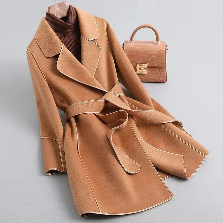 Elisie Belted Wrap Coat