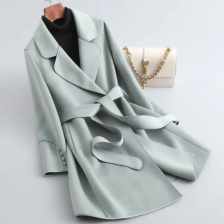 Elisie Belted Wrap Coat