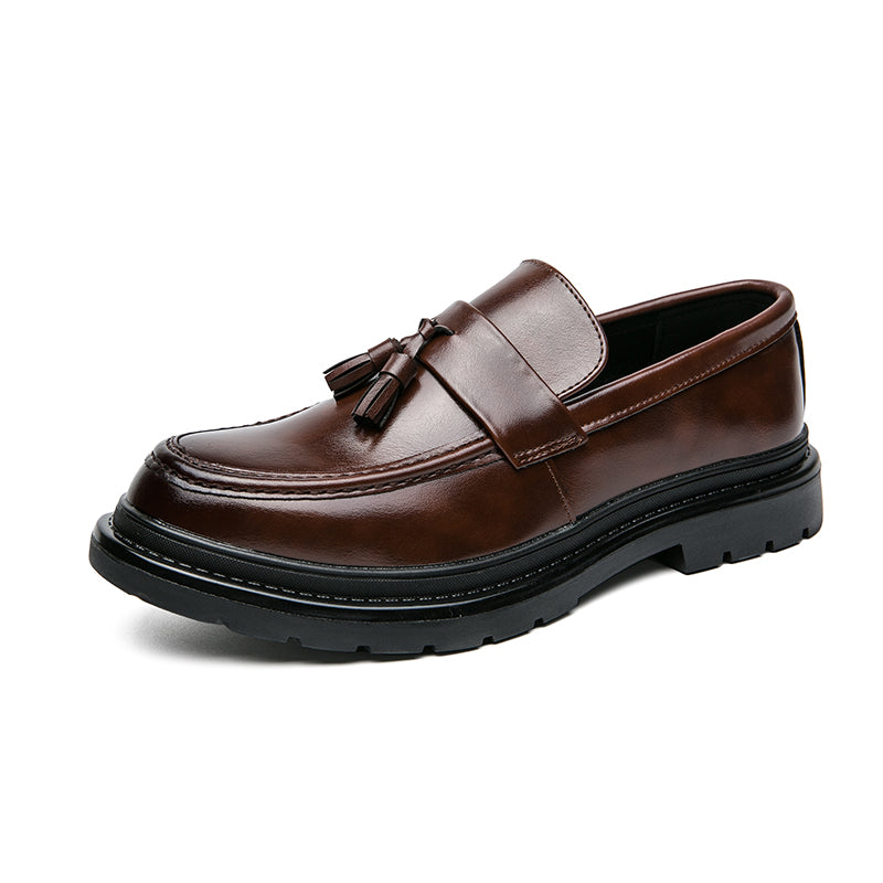 Belmont Collection | Leather Loafers with Decorative Tassels | Comfortable Fit for Stylish All-Day Wear 18