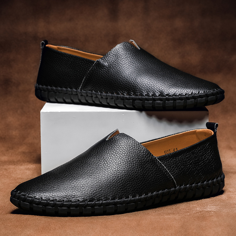 Millepied Collection | Black Loafers for Women with Slip-On Design | Comfortable Leather Footwear for Everyday Wear 2