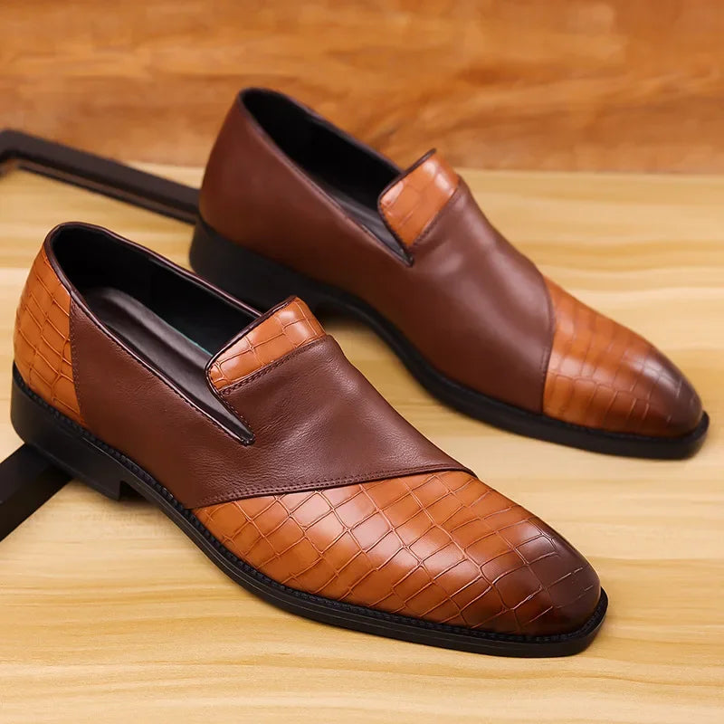 Garrison Collection | Black Leather Loafers with Padded Insole | Comfortable Slip-On Design for Everyday Wear 1