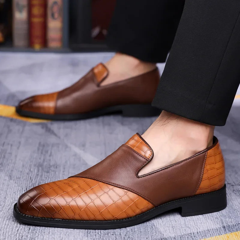 Garrison Collection | Black Leather Loafers with Padded Insole | Comfortable Slip-On Design for Everyday Wear 4