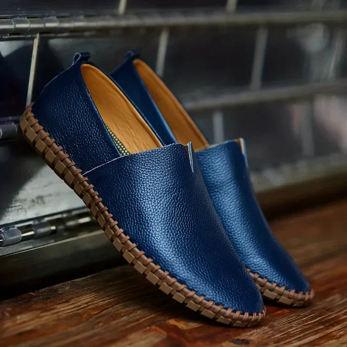 Summer Loafers | Genuine Leather Slip-On Shoes with Cushioned Insole | Comfortable Footwear for Women 1