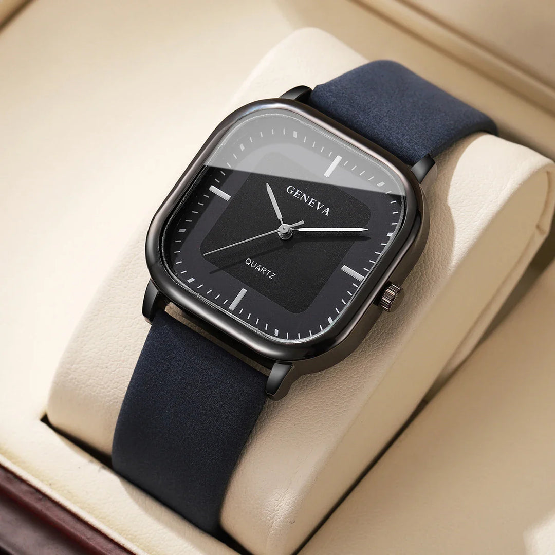 Geneva Square Dial Watch