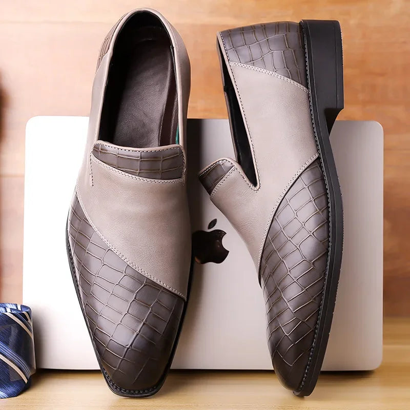 Garrison Collection | Black Leather Loafers with Padded Insole | Comfortable Slip-On Design for Everyday Wear 8