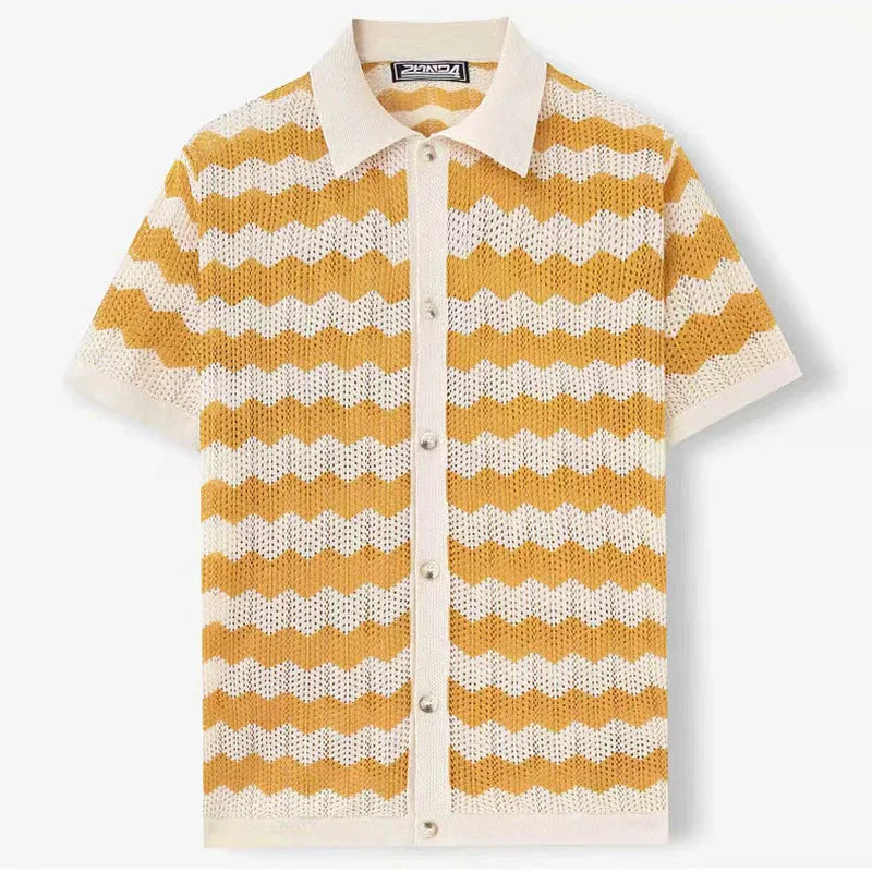 Palmero Knit Button Up