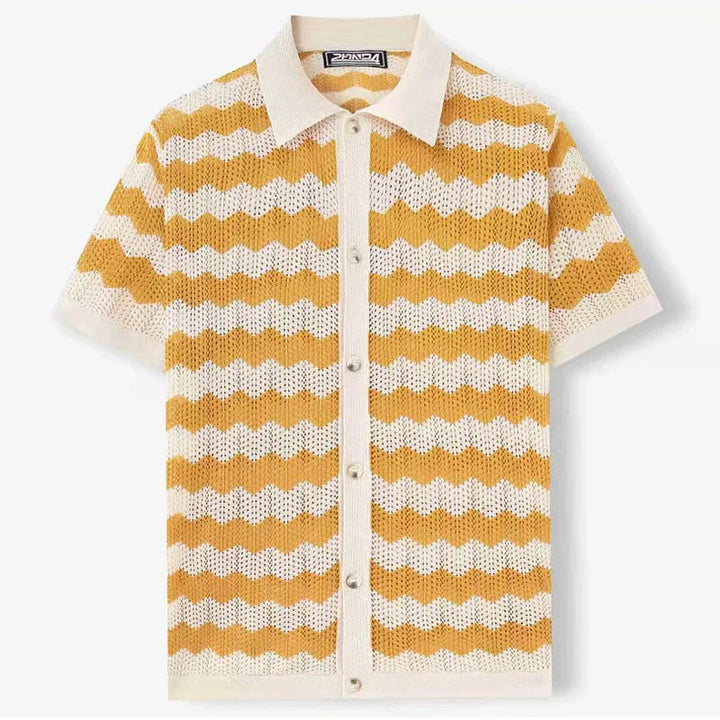 Palmero Knit Button Up