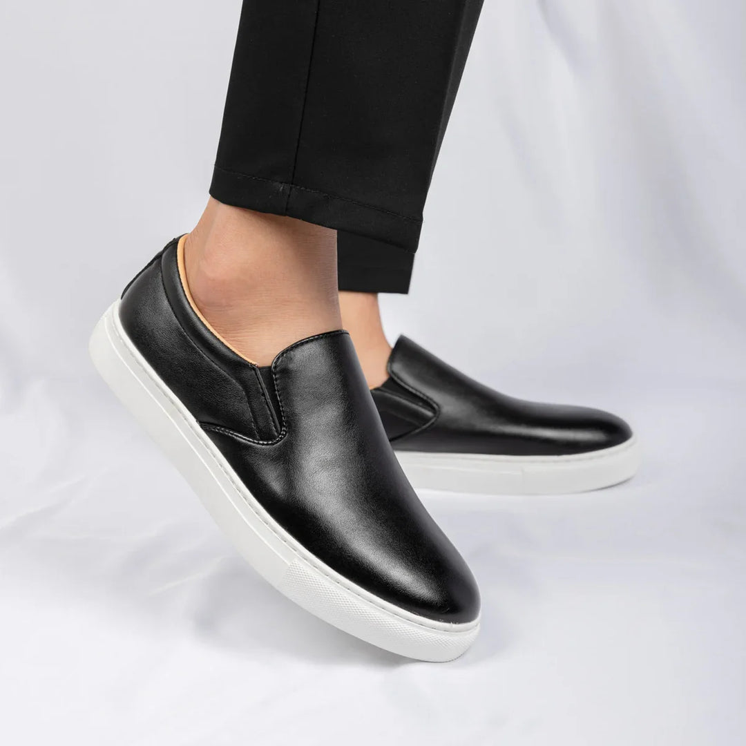 Eldridge Collection | Black Leather Loafers with Cushioned Insole | Stylish Slip-Ons for Women’s Comfort and Versatility 5