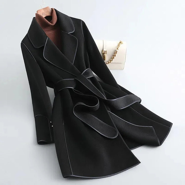 Elisie Belted Wrap Coat