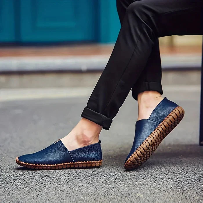 Summer Loafers | Genuine Leather Slip-On Shoes with Cushioned Insole | Comfortable Footwear for Women 3