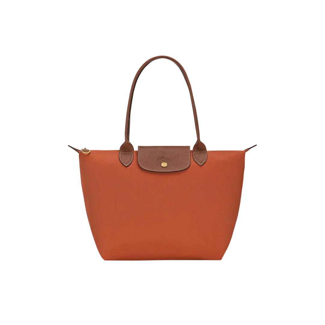 Large Le Pliage Tote Bag – Lightweight Everyday Women's Shoulder Bag in Brick