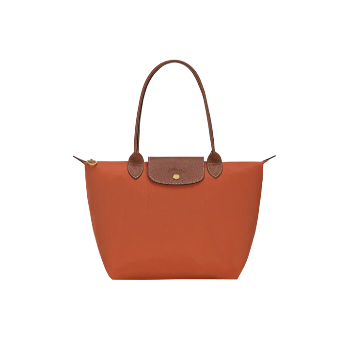 Large Le Pliage Tote Bag – Lightweight Everyday Women's Shoulder Bag in Brick