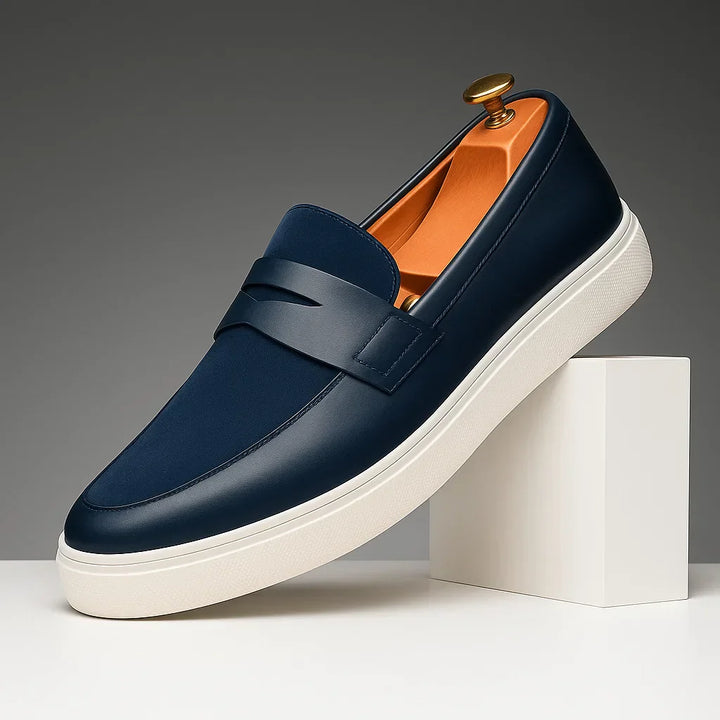 Lusso Collection | Black Loafers for Women with Cushioned Footbed | Stylish Comfort for Everyday Wear 1