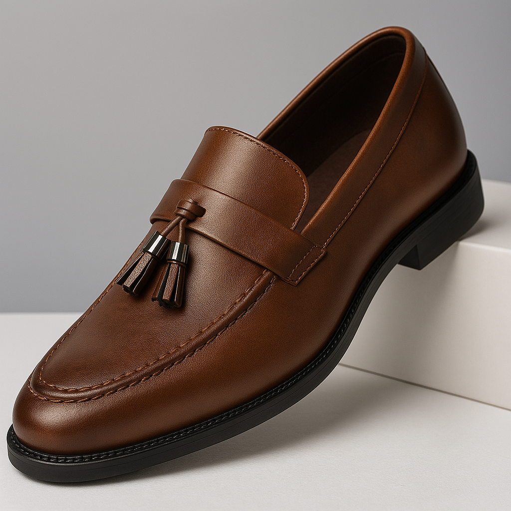 Bristol Collection | Black Loafers for Women with Double Tassels | Cushioned Footbed for All-Day Comfort 1