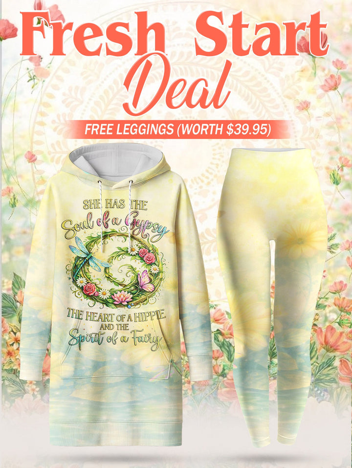 "Sprite" Hoodie Dress & Leggings Deal