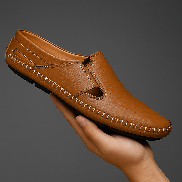 Genuine Leather Sandals for Women with Cushioned Footbed | Adjustable Strap for All-Day Comfort 3