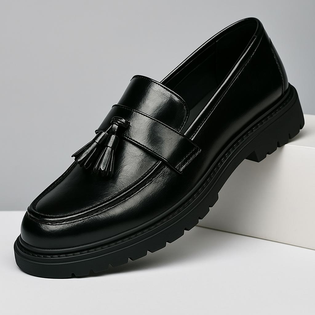 Belmont Collection | Leather Loafers with Decorative Tassels | Comfortable Fit for Stylish All-Day Wear 10