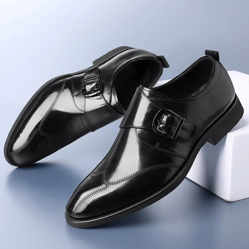 Lusso Italiana | Black Loafers for Men with Polished Finish | Comfortable Design for Versatile Style 11