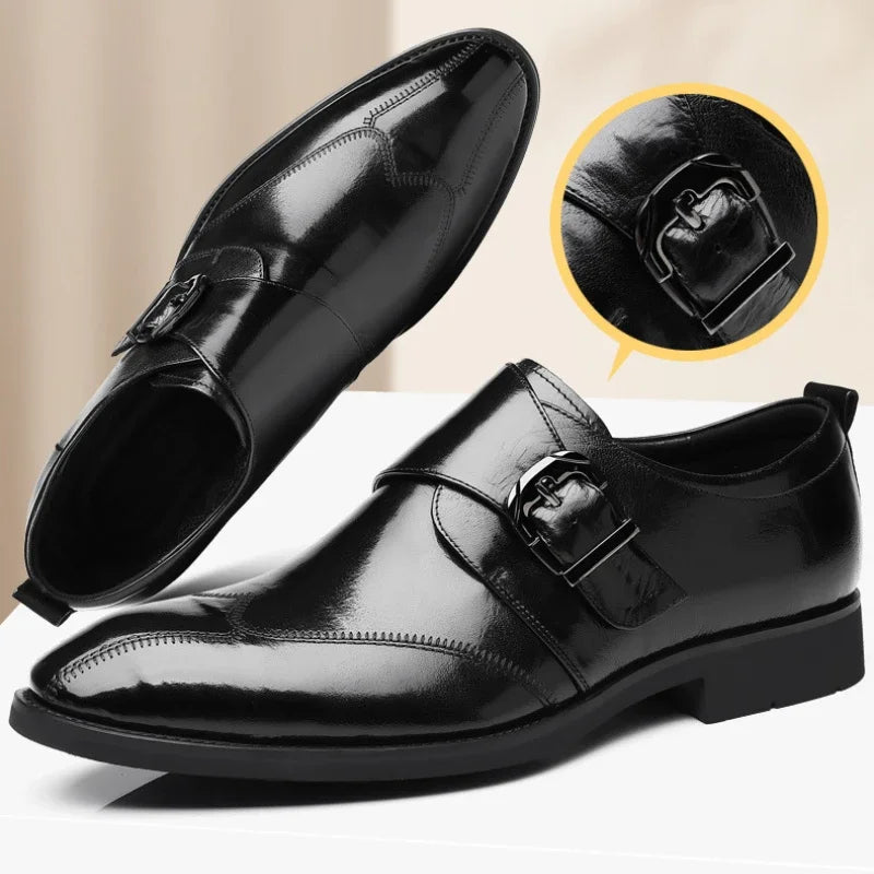Lusso Italiana | Black Loafers for Men with Polished Finish | Comfortable Design for Versatile Style 9
