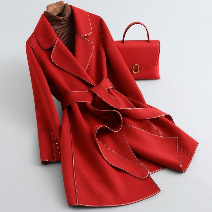 Elisie Belted Wrap Coat