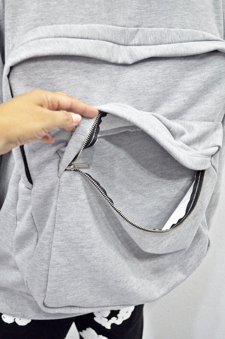 Hoodie with Hidden Back Pocket – Travel, Hiking & Festival Pullover