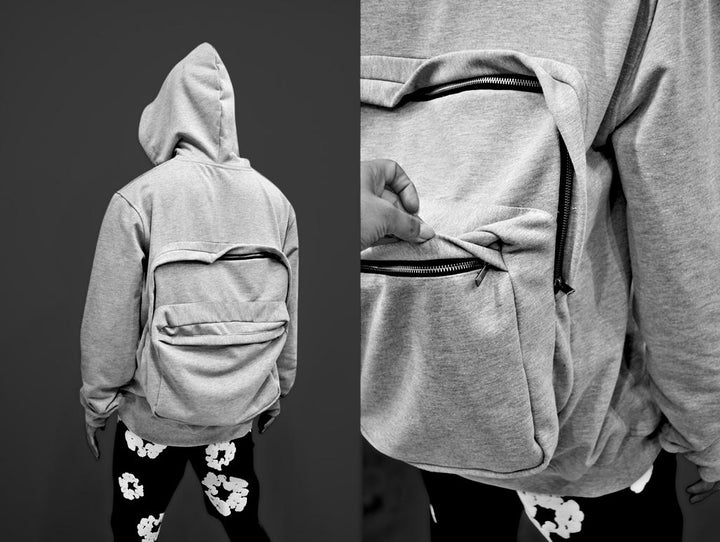 Hoodie with Hidden Back Pocket – Travel, Hiking & Festival Pullover