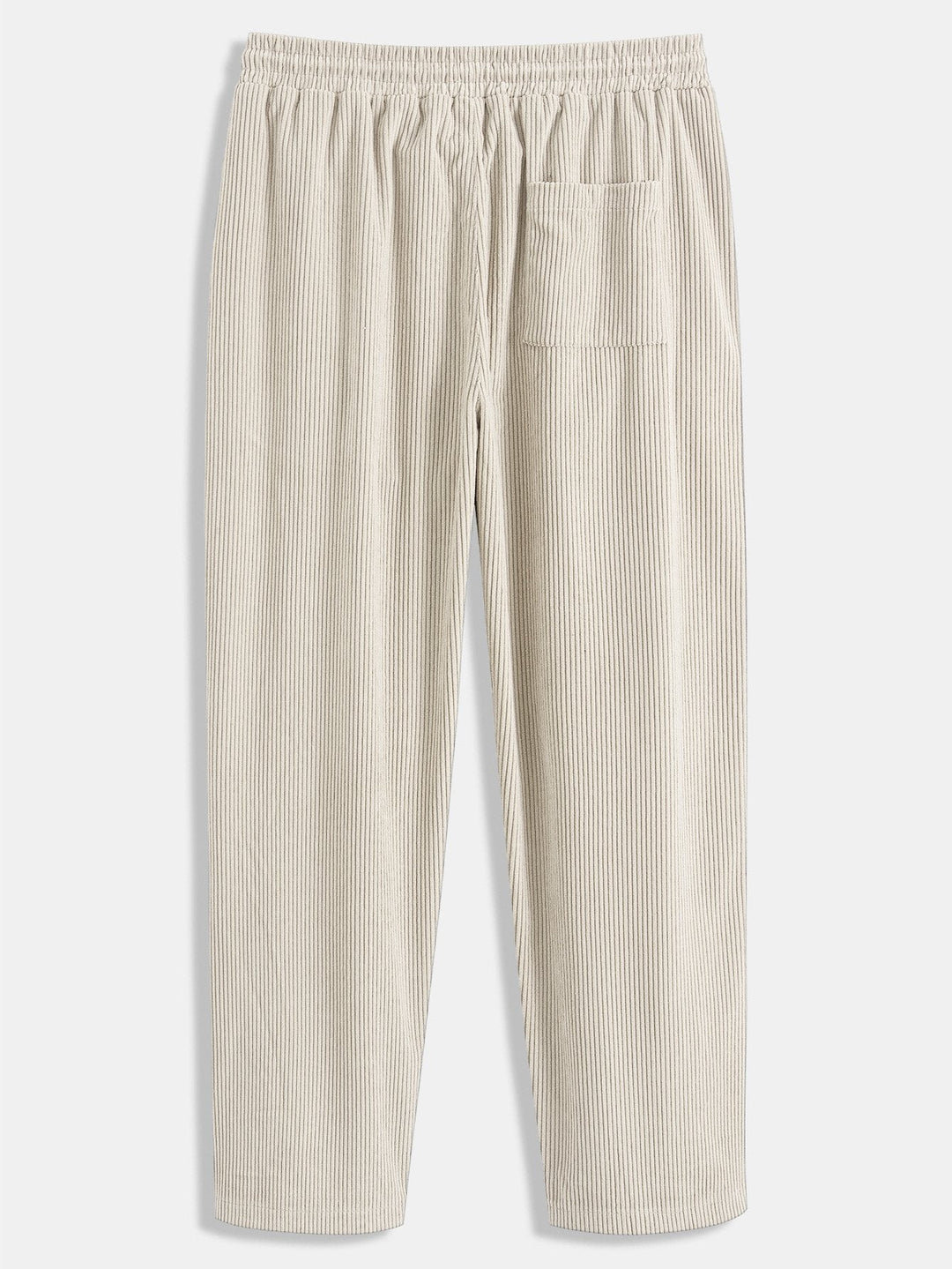 Corduroy Patchwork Shirt & Straight Leg Corduroy Pants
