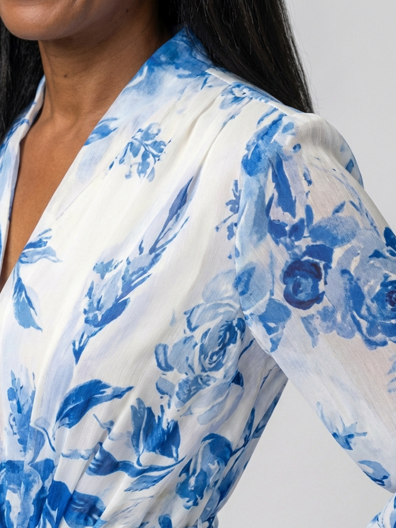 Lillian | Floral Maxi Dress with Long Sleeves